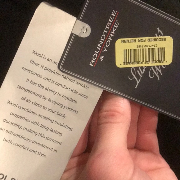 NWT RoundTree and Yorke Wool PeaCoat - Picture 4 of 5